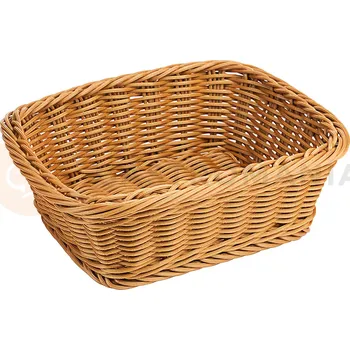 Košík na pečivo z polypropylenu, obdélníkový 230x185x80 mm | CONTACTO, 4785/233