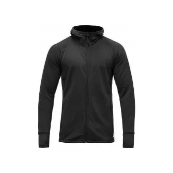 Pánská mikina Devold Nibba Merino Jkt Hood Man caviar M; Černá mikina + DÁREK DLE VÝBĚRU!