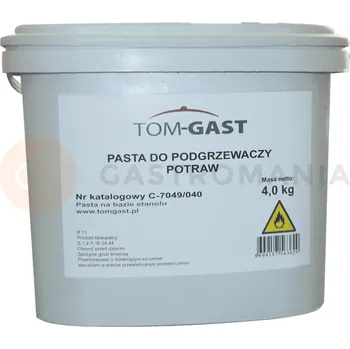 Hořlavá pasta Pasta v kbelíku 4 kg | TOM-GAST, T-7049-040