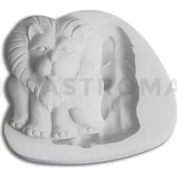 Výroba svíčky Forma na cukrovou hmotu SLK 122 - lev, 37x42 mm | SILIKOMART, Sugarflex Lion