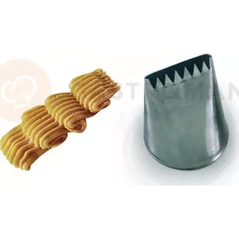 Výroba svíčky Cukrářská špička vroubkovaná - medium | SILIKOMART, Punte BD301