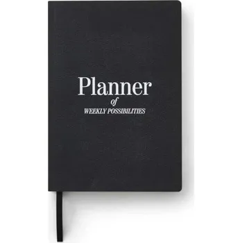 Set školních potřeb Planer tygodniowy czarny