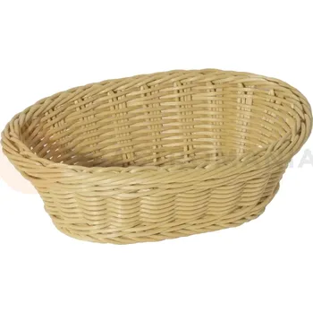 Košík z polypropylenu na pečivo, oválný 240x150x70 mm | CONTACTO, 4787/240