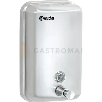 Držák PC Dávkovač na mýdlo nástěnný, nerezový | BARTSCHER, 850007