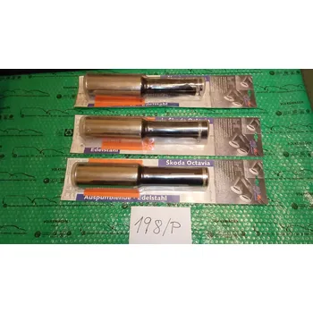 Auto-moto nerez koncovka výfuku Škoda Octavia I (1U) Milotec 198/P