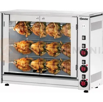 Kuchyňský gril Gril na kuřata P12N 880x430x710 mm | BARTSCHER, 215037