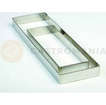 Kuchyňská sůl Cukrářská forma na dorty - obdelníková - 6x18x2 cm | PAVONI, X186020