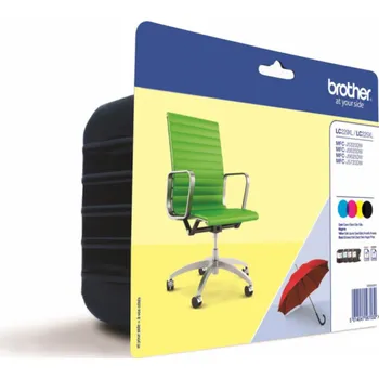 BROTHER INK LC-229XLVALBP Inkjet Supplies - multipack Azurová / Purpurová / Žlutá / Černá