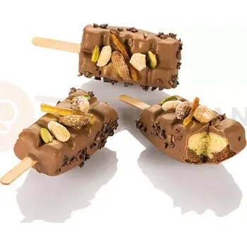 Výroba svíčky Forma na nanuky a chuťovky na dřívku | SILIKOMART, Gel02 Choco Stick