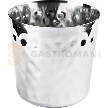 Servírovací stolek Pohárek na hranolky, tepaný 88x85 mm, 0,41 l | STALGAST, 546025