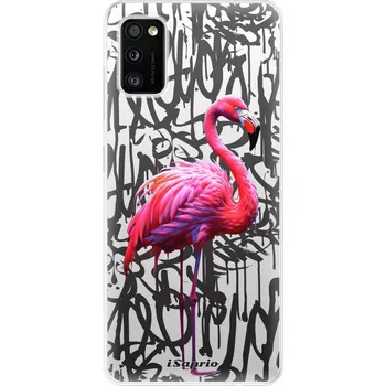 Pouzdro na mobilní telefon Odolné silikonové pouzdro iSaprio - Flamingo Graffiti - Samsung Galaxy A41