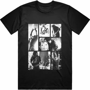 Pánské tričko Korn tričko, Blocks Black, pánské XL