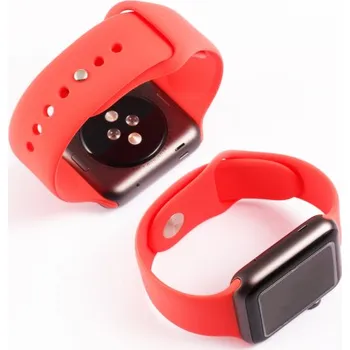 Samurrai silikonový řemínek na Apple Watch - červený 38 / 40 mm