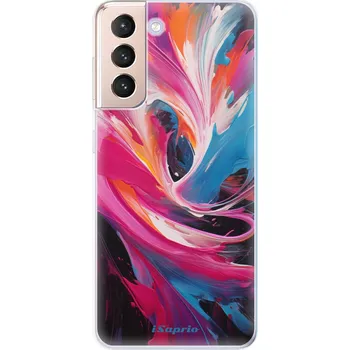 Pouzdro na mobilní telefon Odolné silikonové pouzdro iSaprio - Abstract Paint 11 - Samsung Galaxy S21