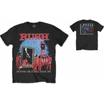 Pánská móda Rush tričko, Pictures 1981 Tour, pánské XXL