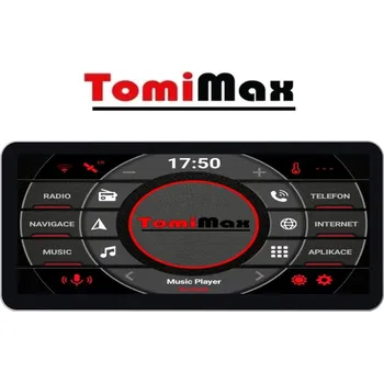 Autorádio TomiMax 12,3“ autorádio s Android 14 WIFI, GPS, USB, BT HW výbava: 8 Core 4GB+32GB PX HIGH, Velikost obrazovky: Dotyková obrazovka: 12,3"