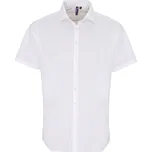 Premier Pánská popelínová elastická košile PR246 Velikost: M, Barva: bílá