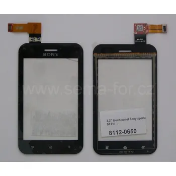 3,2" dotykové sklo Sony Xperia ST21I černé