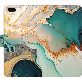 Pouzdro na mobilní telefon Flipové pouzdro iSaprio - Color Marble 33 - iPhone 7 Plus