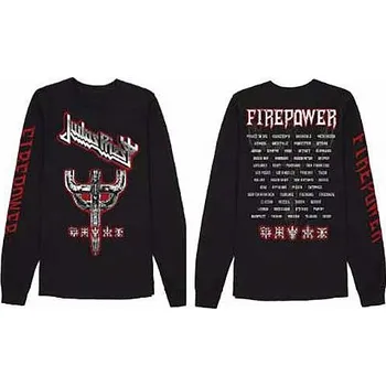 Pánské tričko Judas Priest tričko dlouhý rukáv, Graphic Emblem City, pánské M