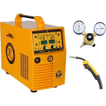 Svářečka Omicron OMI 196LS svářecí poloautomat + hořák Binzel 4m + redukční ventil hořák a ventil