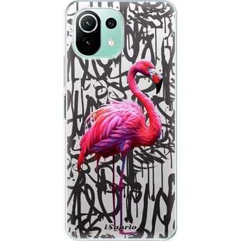 Pouzdro na mobilní telefon Odolné silikonové pouzdro iSaprio - Flamingo Graffiti - Xiaomi Mi 11 Lite