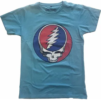 Pánská móda Grateful Dead tričko, Steal Your Face Classic Eco-Tee Blue, pánské S