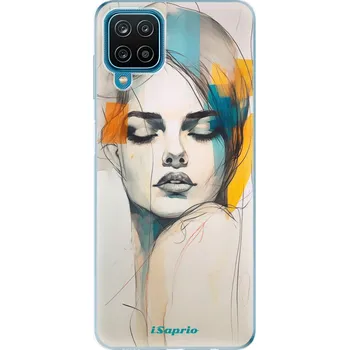 Pouzdro na mobilní telefon Odolné silikonové pouzdro iSaprio - Abstract Girl - Samsung Galaxy A12