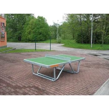 Stůl na stolní tenis Pinpongový stůl - pevná konstrukce, kulatý profil