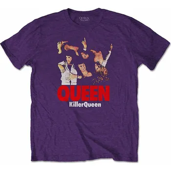 Pánská móda Queen tričko, Killer Queen Purple, pánské M