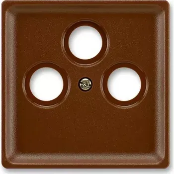 Stavebniny Kryt zásuvky televizní, rozhlasové a satelitní hnědá ABB Classic 5011C-A201 H3