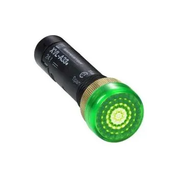 vypínač XVLA333 Signálka O12, IP40/IP65, zelená, zahrnuta LED, 24V, oka, Schneider Electric