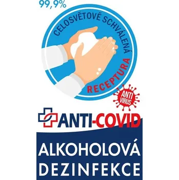 Dezinfekce Dezinfekce COVID, na ruce a povrchy, 500ml s rozprašovačem