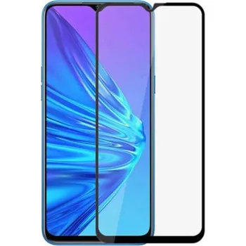 Picasee 3D ochranné tvrzené sklo s rámečkem pro Realme 5 - černé