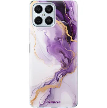 Odolné silikonové pouzdro iSaprio - Purple Gold Marble - Honor X8