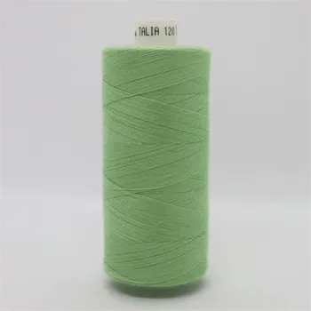 Nit Ariadna Polyesterová niť Talia 120 - 1000 m světle zelená barva 743