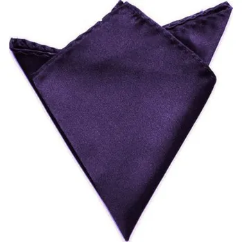 Kravata Společenský kapesníček / kapesník do saka - tmavě fialová