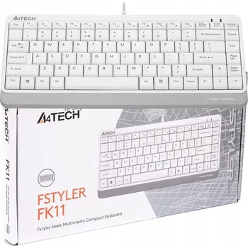 Klávesnice A4tech FSTYLER FK11 (bílá)