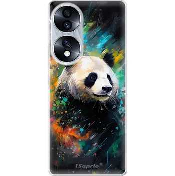 Pouzdro na mobilní telefon Odolné silikonové pouzdro iSaprio - Abstract Panda - Honor 70