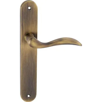 Dveřní kování TI - LEA - 1941 klika/klika, WC klíč, 90 mm OGS - Bronz česaný matný (77)