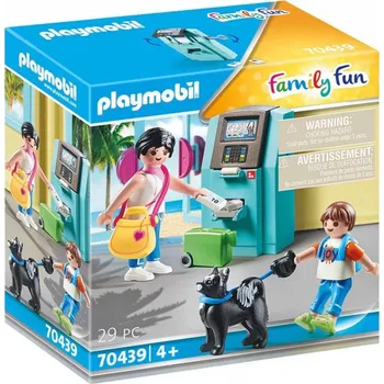 Stavebnice Playmobil Playmobil Family Fun 70439 Turisti s bankomatem