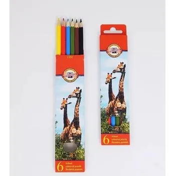 Kresba Pastelky Koh-i-noor Zvířata 3551/6 6ks dlouhé