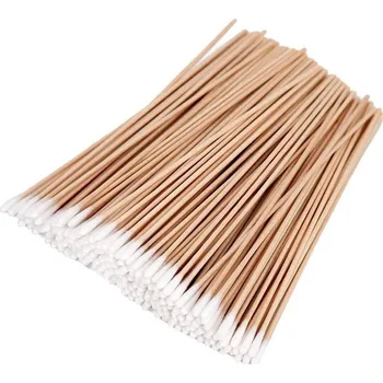 Diagnostický test Vatová tyčinka / štětička s malou hlavičkou - 15 cm - nesterilní, 100 KS