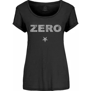 Dámské tričko Smashing Pumpkins tričko, Zero Distressed Ladies Black, dámské XXL