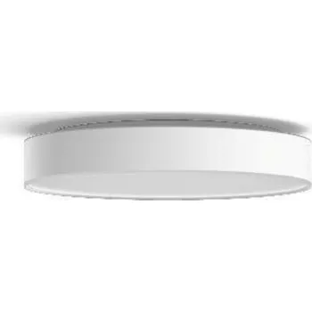 Hue Bluetooth LED White Ambiance Koupelnové stropní svítidlo Devere L 41166/31/P6 33,5W 4300lm 2200-6500K IP44 42,5cm bílé, stmívatelné s dálkovým ovladačem