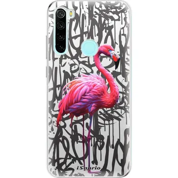 Pouzdro na mobilní telefon Odolné silikonové pouzdro iSaprio - Flamingo Graffiti - Xiaomi Redmi Note 8