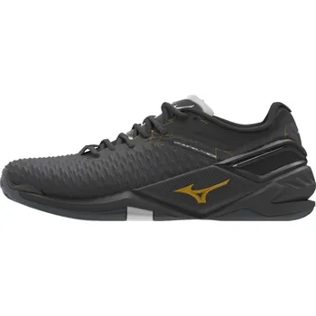 Dámská sálová obuv Unisex halová obuv Mizuno WAVE STEALTH NEO/BlkOyster/MPGold/IronGat Velikost: 51.0/15.0