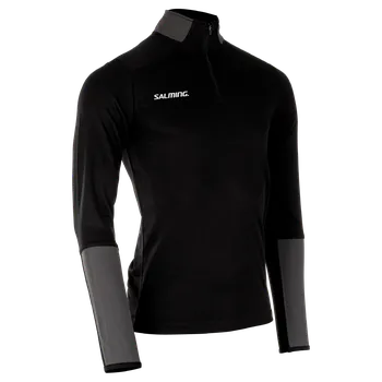 Pánská mikina SALMING Core 21 Halfzip Jkt Black/Asphalt XXXL - XXXL