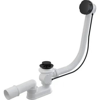 Sifon Odtokový komplet Alcaplast 80 cm černý VYPSAH80