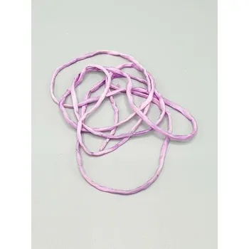 Řetízek Hedvábná šňůrka světle růžovo-fialová